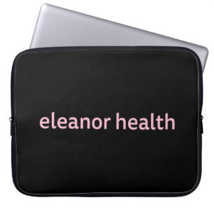EH laptop sleeve black and pink