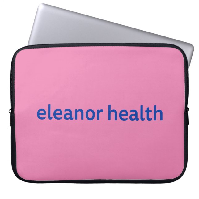 EH laptop sleeve pink (Front)