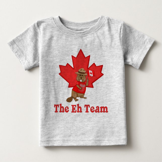 Eh Team Beaver Baby T-Shirt (Front)