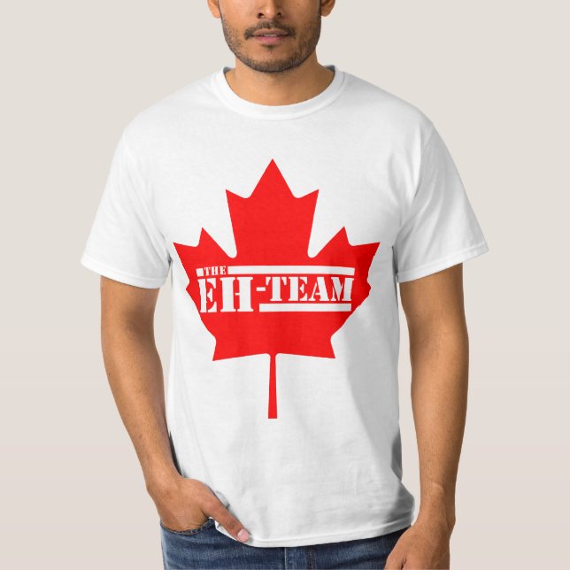 Eh Team Canada Maple Leaf T-Shirt (Front)