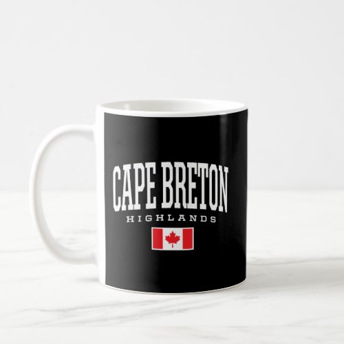 Eh Team Canadian Flag Cape Breton Highlands Canada Coffee Mug
