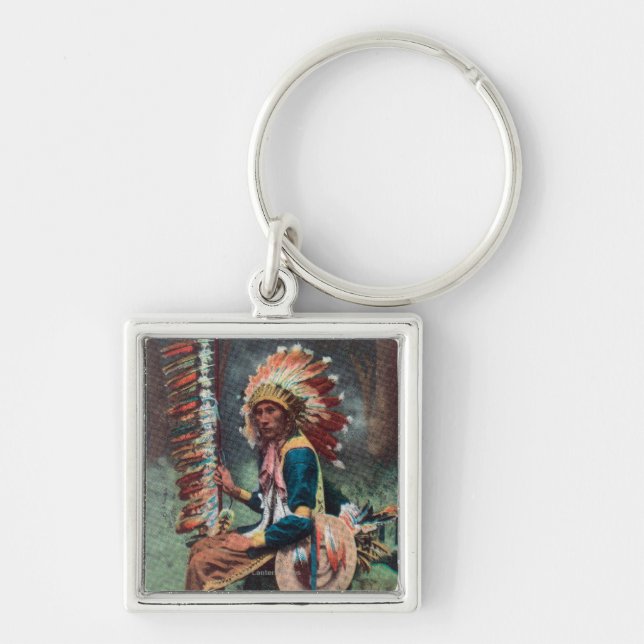 Ehankekle Chief Portrait Keychain (Front)