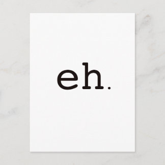 Ehh. Black Blue Red Postcard