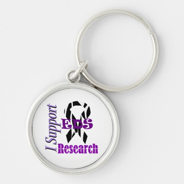 Ehlers Danlos EDS Research Supporter Keychain (Front)