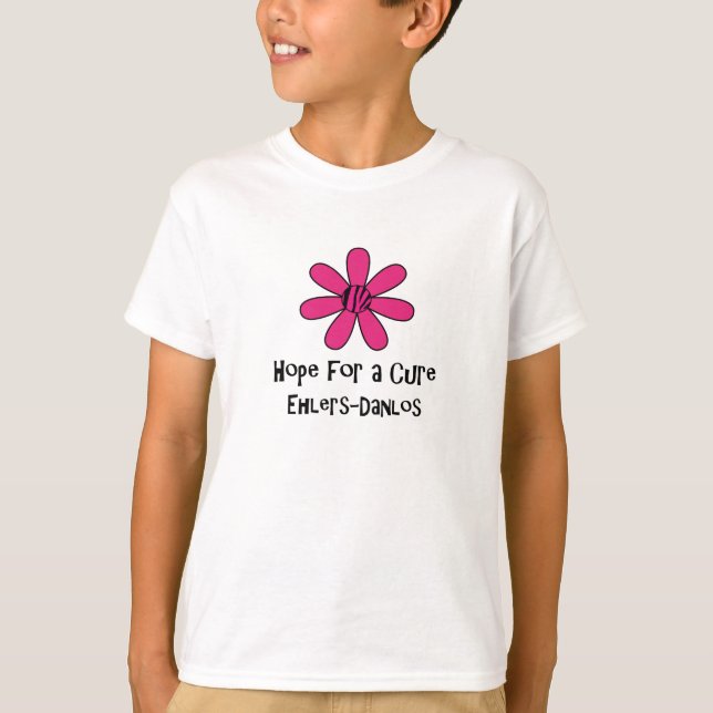 Ehlers-Danlos Hope for a Cure Flower Shirt (Front)