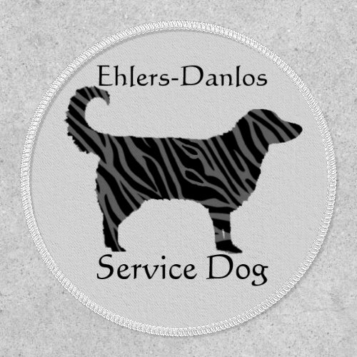 Ehlers Danlos Service Dog Zebra Patch