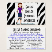 ehlers danlos syndrome awareness card (Front & Back)