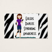 ehlers danlos syndrome awareness card (Front)
