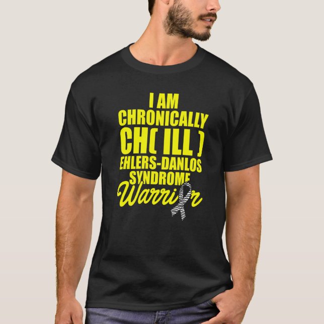 Ehlers Danlos Syndrome Awareness Chill Warrior Sur T-Shirt (Front)