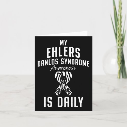 Ehlers Danlos Syndrome Awareness Daily Warrior Sur Card