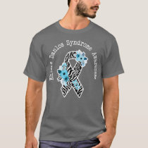 Ehlers Danlos Syndrome Awareness EDS Zibra Ribbon T-Shirt