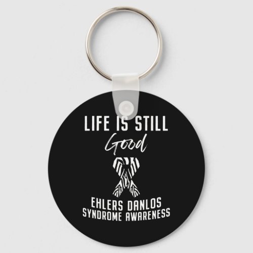 Ehlers Danlos Syndrome Awareness Good Warrior Surv Keychain