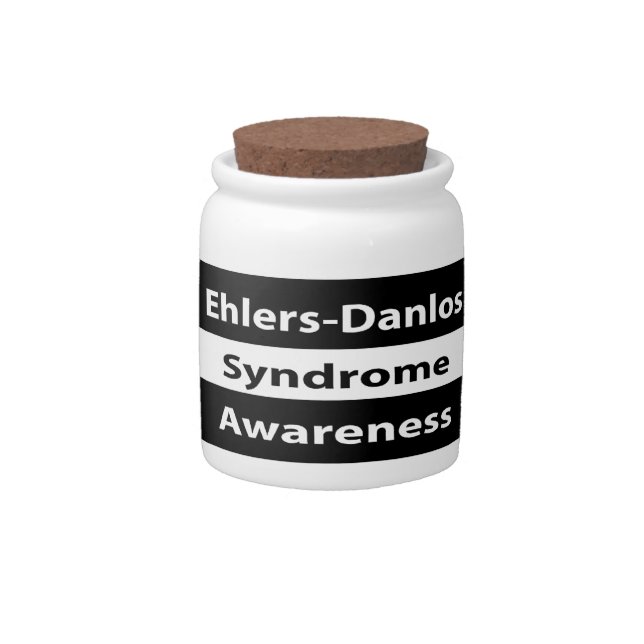 Ehlers-Danlos Syndrome Awareness Jar (Front)