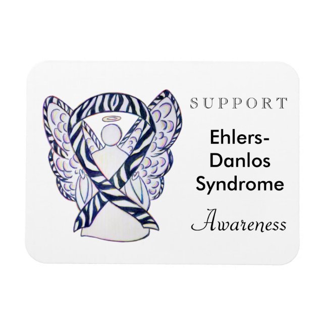 Ehlers-Danlos Syndrome Awareness Ribbon Magnets (Horizontal)