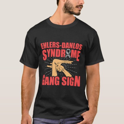 Ehlers Danlos Syndrome Awareness Sign Warrior Surv T_Shirt