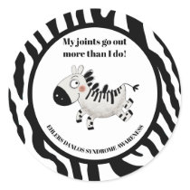 Ehlers Danlos Syndrome  Classic Round Sticker