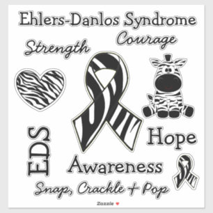 Ehlers-Danlos Syndrome EDS Awareness Hope Sticker