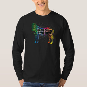 Ehlers Danlos Syndrome Eds Zebra Spoonie Dazzle T-Shirt