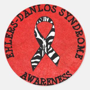 Ehlers-Danlos syndrome EDS Zebra STICKERS