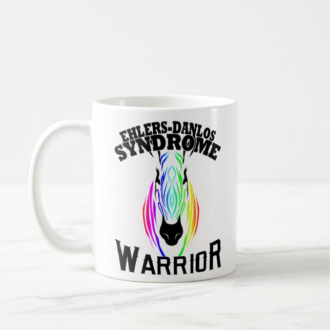 Ehlers-Danlos Syndrome Flexible Warrior Coffee Mug (Left)