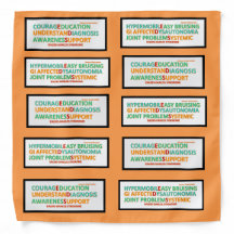 Ehlers Danlos Syndrome inspiring words Bandanna