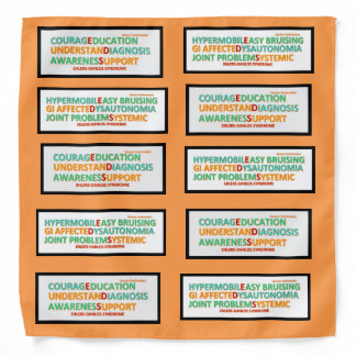 Ehlers Danlos Syndrome inspiring words Bandanna