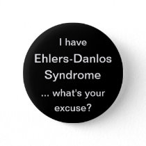 Ehlers Danlos Syndrome Pinback Button