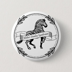 Ehlers Danlos Syndrome Warrior Button