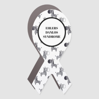 Ehlers Danlos Syndrome Zebra Car Magnet