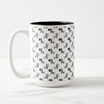 Ehlers Danlos Syndrome Zebra Two-Tone Coffee Mug