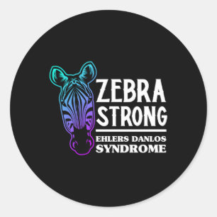 Ehlers Danlos Warrior Eds Ehlers Danlos Syndrome A Classic Round Sticker