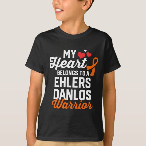 Ehlers Danlos Warrior Survivor Support Awareness R T_Shirt