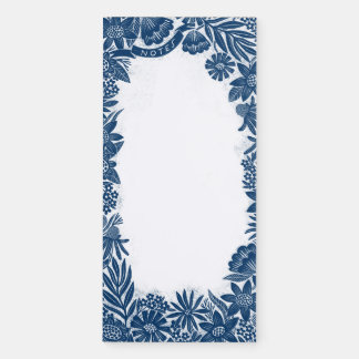 Ehpopoki Blue Flower Magnetic Notepad