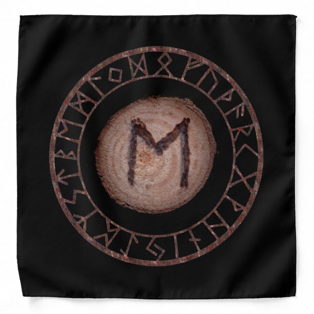 Ehwaz - Elder Futhark rune Bandana (Front)