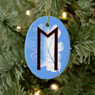Ehwaz Viking Rune Yule Ornament – Loyalty!