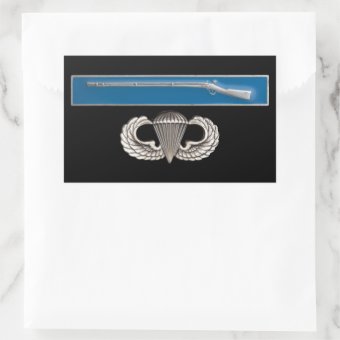 EIB Airborne Rectangular Sticker | Zazzle