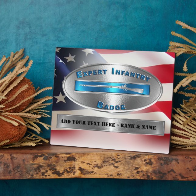 EIB Expert Infantryman Badge  Plaque (Side)