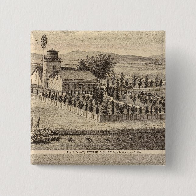 Eichler, Meyer residences Pinback Button (Front)