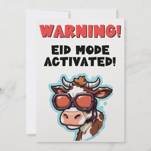 Eid Adha funny meme Happy Eid Holiday Card