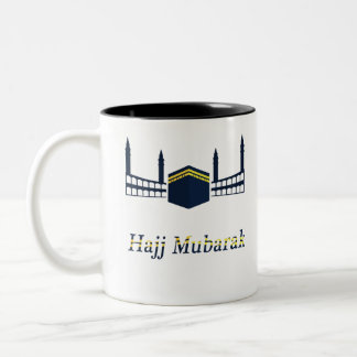 eid adha mubarak for all Muslim in the world Two-Tone Coffee Mug