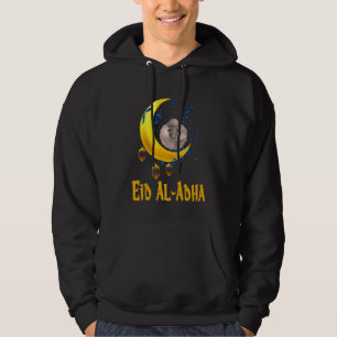 Eid Al Adha Eid Mubarak For Kids And Mom Girls Hoodie