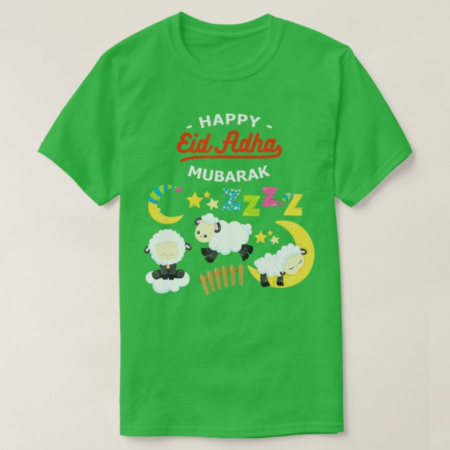 Eid Al Adha Eid Mubarak Happy Eid Day Muslim   38  T-Shirt (Design Front)