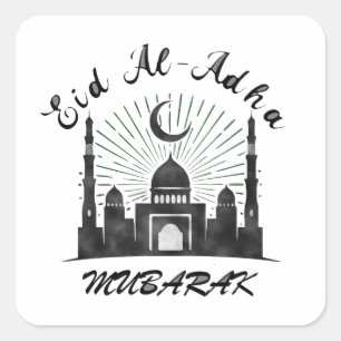 EID AL ADHA MUBARAK 2023 SQUARE STICKER
