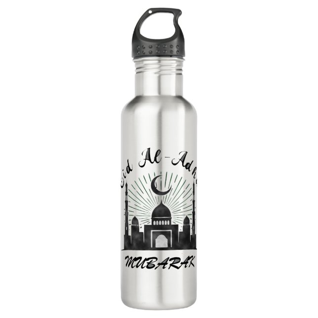 EID AL ADHA MUBARAK 2026 STAINLESS STEEL WATER BOTTLE (Front)