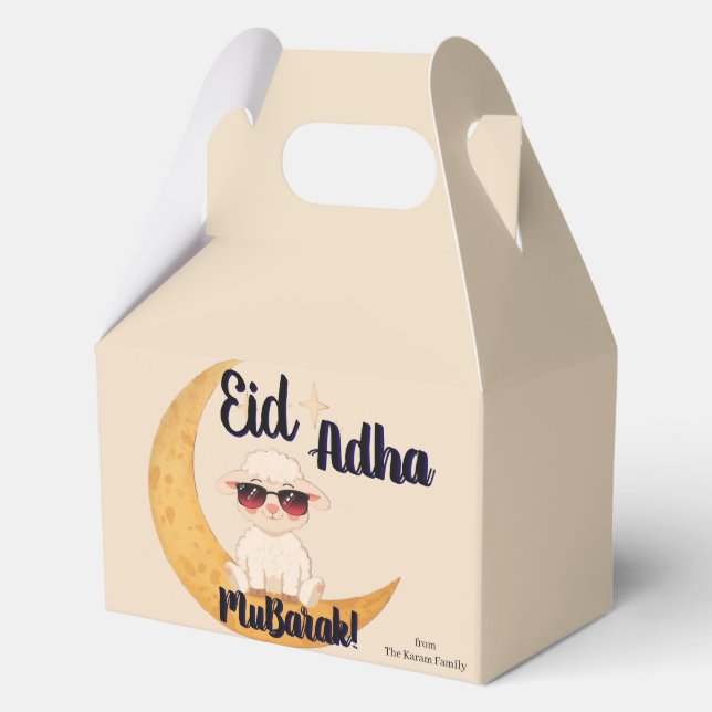 Eid Al Adha Party Treat   Favor Boxes (Back)