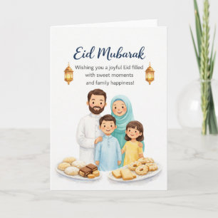 Eid al-Fitr Family Celebration Card