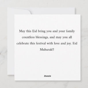 EID AL FITR HOLIDAY CARD