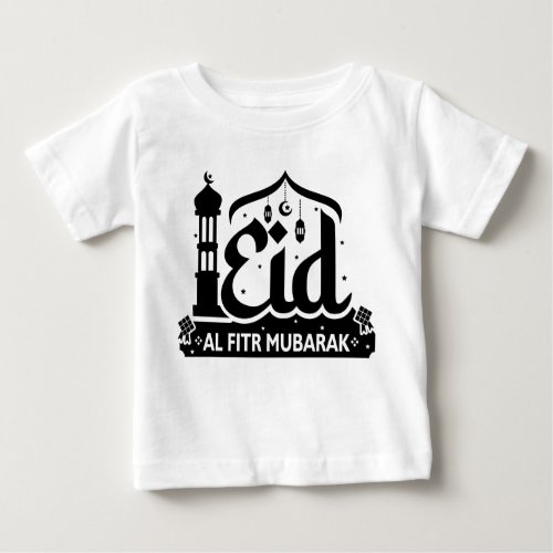 Eid Al Fitr Mubarak Baby T_Shirt