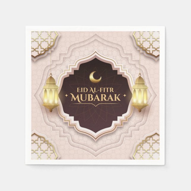 Eid Al-Fitr Mubarak Napkins (Front)