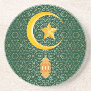 Eid al Fitr Mubarak Ramadan Kareem Moon Star Coaster